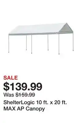 Tractor Supply Company ShelterLogic 10 ft. x 20 ft. MAX AP Canopy offer