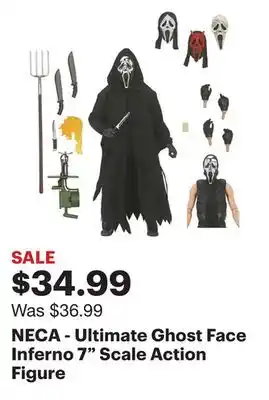 Best Buy NECA - Ultimate Ghost Face Inferno 7 Scale Action Figure offer
