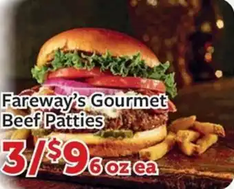 Fareway Fareway's Gourmet Beef Patties offer