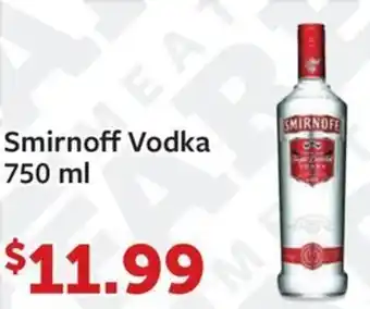Fareway Smirnoff Vodka 750 ml offer