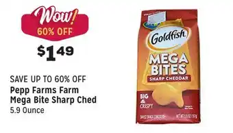 Grocery Outlet Farm Mega Bite Sharp Ched offer
