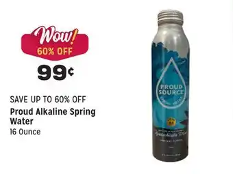 Grocery Outlet Alkaline Spring Water offer