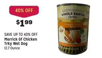 Grocery Outlet Gf Chicken Trky Wet Dog offer