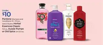 Rite Aid Pantene, Herbal Essences Classic Aussie Pumps or Old Spice offer