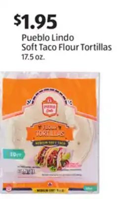 Aldi Pueblo Lindo Soft Taco Flour Tortillas offer