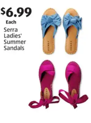 Aldi Serra Ladies' Summer Sandals offer