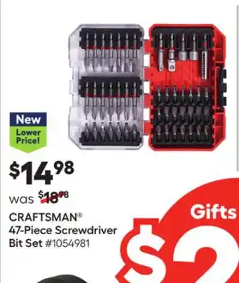 Lowe's 47-Piece Screwdriver Bit Set offer