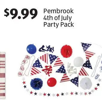 Aldi Pembrook 4th of July Party Pack offer