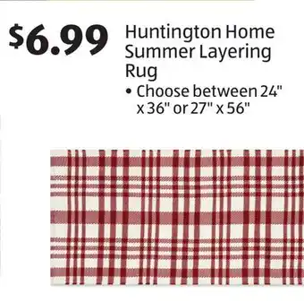 Aldi Huntington Home Summer Layering Rug offer