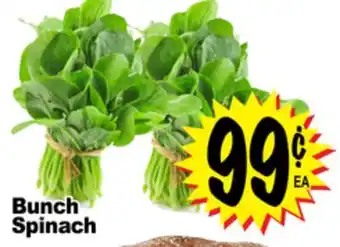 Superior Grocers Bunch Spinach offer