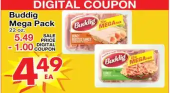 Superior Grocers Buddig Mega Pack offer