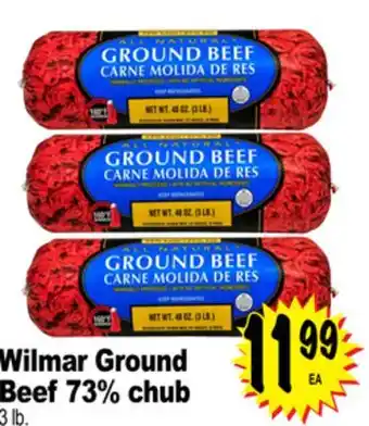 Superior Grocers Wilmar Ground Beef 73% chub offer