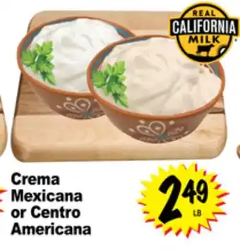 Superior Grocers Crema Mexicana or Centro Americana offer