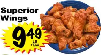 Superior Grocers Superior Wings offer