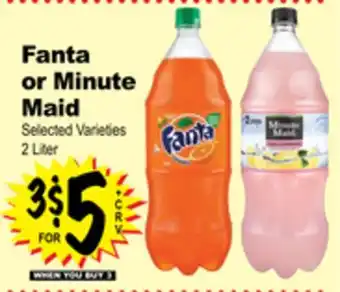 Superior Grocers Fanta or Minute Maid offer