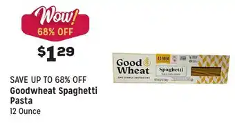 Grocery Outlet Spaghetti Pasta offer