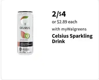 Walgreens Celsius Sparkling Drink offer