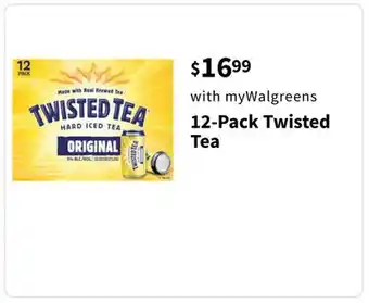 Walgreens 12-Pack Twisted Tea offer