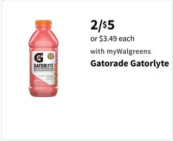 Walgreens Gatorade Gatorlyte offer