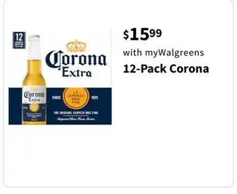 Walgreens 12-Pack Corona offer