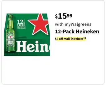 Walgreens 12-Pack Heineken offer