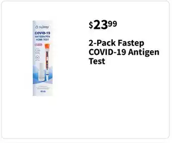 Walgreens 2-Pack Fastep COVID-19 Antigen Test offer
