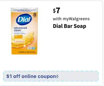 Walgreens Dial Bar Soap offer