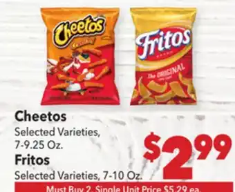 Vallarta Supermarkets Cheetos offer