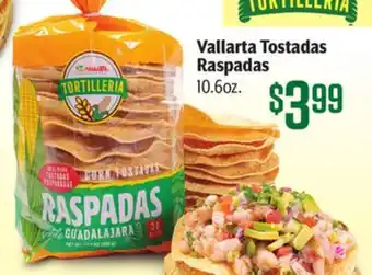 Vallarta Supermarkets Vallarta Tostadas Raspadas offer