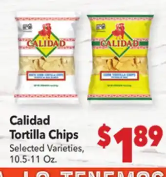 Vallarta Supermarkets Calidad Tortilla Chips offer