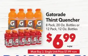 Vallarta Supermarkets Gatorade Thirst Quencher offer