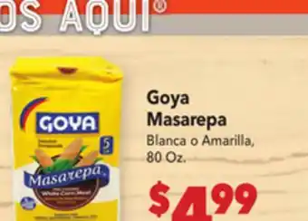Vallarta Supermarkets Goya Masarepa offer