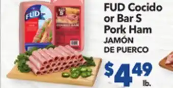 Vallarta Supermarkets FUD Cocido or Bar S Pork Ham/JAMÓN DE PUERCO offer