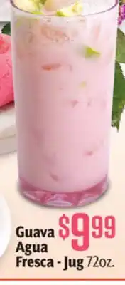 Vallarta Supermarkets Guava Agua Fresca - Jug offer