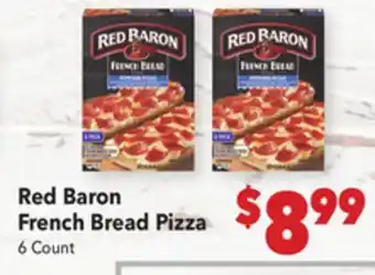 Vallarta Supermarkets Red Baron French Bread Pizza offer