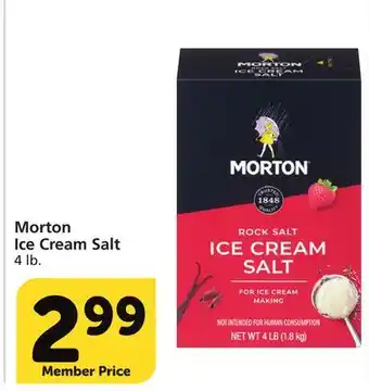 Vons Morton Ice Cream Salt offer