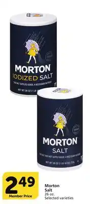 Vons Morton Salt offer