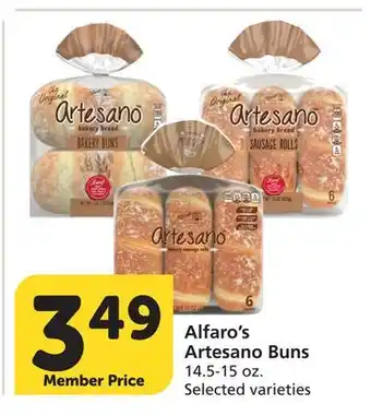 Vons Alfaro's Artesano Buns offer