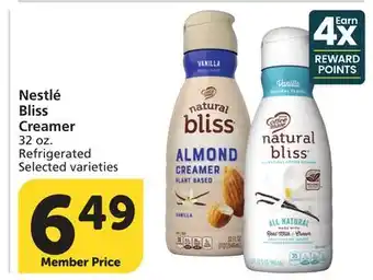 Vons Nestlé Bliss Creamer offer