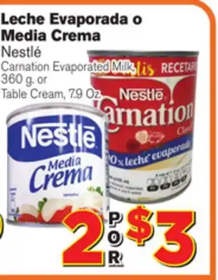 El Super Fresh Carnation Evaporated Milk offer