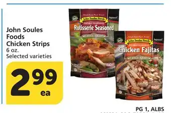 Albertsons John Soules Foods Chicken Strips offer