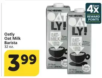 Albertsons Oatly Oat Milk Barista offer