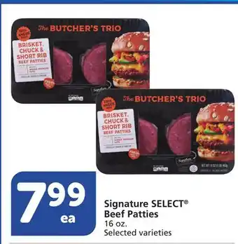 Albertsons Signature SELECT Beef Patties offer