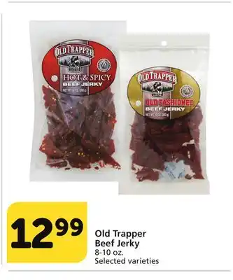 Albertsons Old Trapper Beef Jerky offer