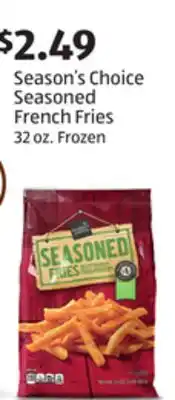 Aldi Season's Choice Seasoned French Fries offer