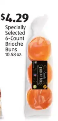Aldi Specially Selected 6-Count Brioche Buns offer