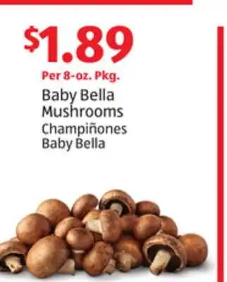 Aldi Baby Bella Mushrooms offer