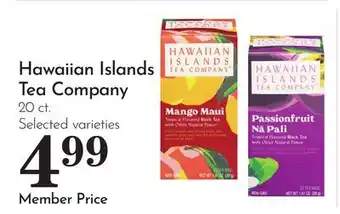 Pavilions Hawaiian Islands Tea Company offer
