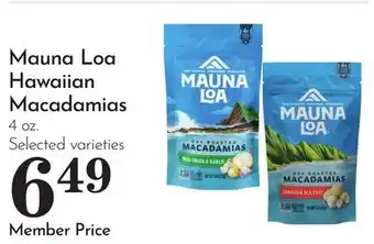 Pavilions Mauna Loa Hawaiian Macadamias offer