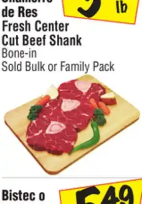 El Super Center Cut Beef Shank offer